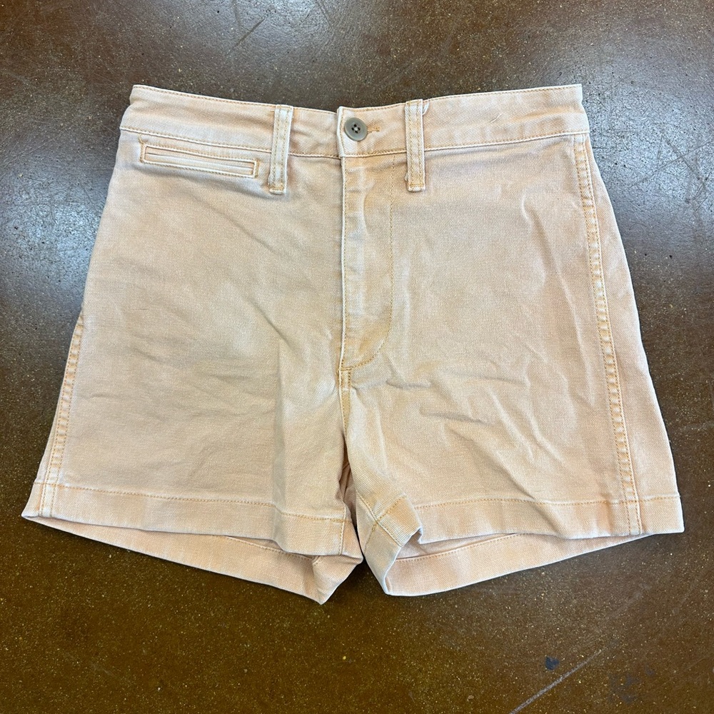 Madewell Faded Yellow Shorts - Picture 1 of 5